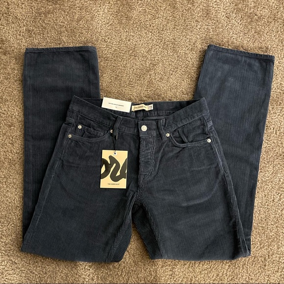 Anthropologie Other - Size 30 - 32 Mens Corduroy Pants Navy 100% Cotton